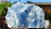 Natural New Sky Blue Calcite Specimens  x 24 From Spitzkop, Namibia