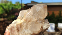 Natural Cascading Smokey Quartz Clusters x 2 From Luena, Congo