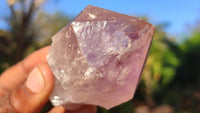 Natural Single Jacaranda Amethyst Crystals x 12 From Mumbwe, Zambia