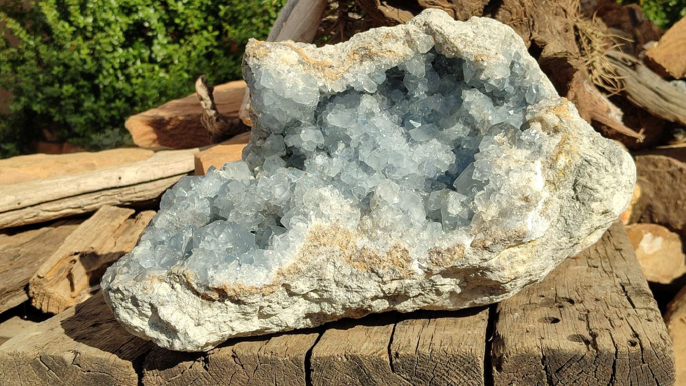 Blue Celestite XL Tower 2 lbs sale 8.2 ounces