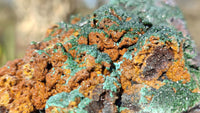 Natural Rare Libethenite Crystals With Drusy Dolomite On Banded Ironstone Matrix x 4 From Congo