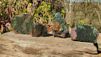 Natural Rare Libethenite Crystals With Drusy Dolomite On Banded Ironstone Matrix x 4 From Congo