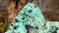 Natural Drusy Chrysocolla & Malachite Dolomite Specimens x 3 From Congo