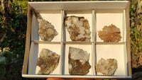 Natural Mixed Matrix Quartz Specimens x 6 From Brandberg, Namibia