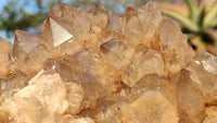 Natural Smokey White Phantom Quartz Cluster x 1 From Luena, Congo