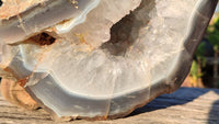 Polished Extra Large Crystal Centred Agate Geode Specimen x 1 From Madagascar