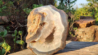 Polished Extra Large Crystal Centred Agate Geode Specimen x 1 From Madagascar