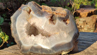 Polished Extra Large Crystal Centred Agate Geode Specimen x 1 From Madagascar