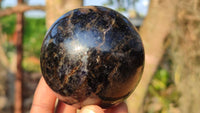 Polished Rare Iolite Spheres x 3 From Ambatofinandrahana, Madagascar