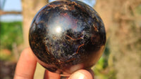 Polished Rare Iolite Spheres x 3 From Ambatofinandrahana, Madagascar