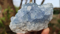 Natural Blue Celestite Crystal Specimens  x 6 From Sakoany, Madagascar