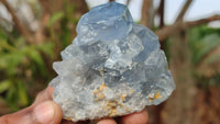 Natural Blue Celestite Crystal Specimens  x 6 From Sakoany, Madagascar