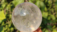 Polished  Clear Quartz Crystal Balls  x 6 From Madagascar