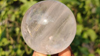 Polished  Clear Quartz Crystal Balls  x 6 From Madagascar