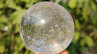 Polished  Clear Quartz Crystal Balls  x 6 From Madagascar