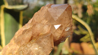 Natural Cascading Smokey Quartz Clusters x 3 From Luena, Congo