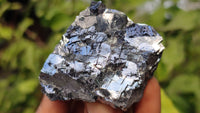 Natural Silver Lead Galena Specimens  x 12 From Namibia