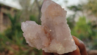 Natural Pale Spirit Amethyst Quartz Clusters x 12 From Boekenhouthoek, South Africa