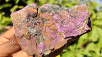 Natural Metallic Purpurite Cobbed Specimens x 4 From Erongo, Namibia