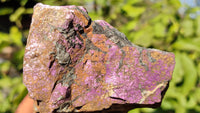 Natural Metallic Purpurite Cobbed Specimens x 4 From Erongo, Namibia