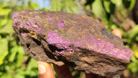 Natural Metallic Purpurite Cobbed Specimens x 4 From Erongo, Namibia