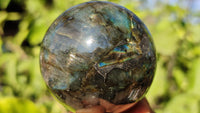 Polished  Small Labradorite Spheres  x 6 From Tulear, Madagascar