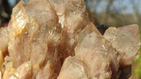 Natural Cascading Smokey Quartz Clusters x 2 From Congo