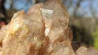 Natural Cascading Smokey Quartz Clusters x 2 From Congo