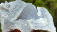 Natural Etched Blue Chalcedony Specimens  x 35 From Nsanje, Malawi