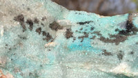 Natural Drusy Coated Chrysocolla Dolomite Specimen x 1 From Likasi, Congo