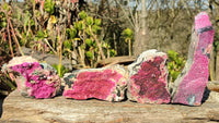 Natural Salrose Cobaltion Dolomite Specimens x 4 From Kakanda, Congo