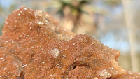 Natural Rare Libethenite Crystals With Drusy Dolomite On Banded Ironstone Matrix  x 6 From Congo