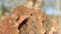 Natural Rare Libethenite Crystals With Drusy Dolomite On Banded Ironstone Matrix  x 6 From Congo