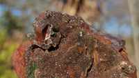 Natural Rare Libethenite Crystals With Drusy Dolomite On Banded Ironstone Matrix  x 6 From Congo