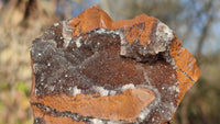 Natural Rare Libethenite Crystals With Drusy Dolomite On Banded Ironstone Matrix  x 6 From Congo