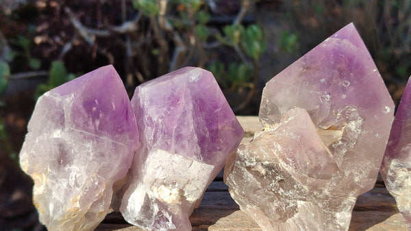 Polished Stunning Amethyst Crystals x 6 From Southern Africa