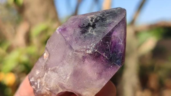 Natural Window Amethyst Quartz Crystals  x 6 From Chiredzi, Zimbabwe