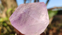 Polished Small Window Amethyst Points x 6 From Ankazobe, Madagascar