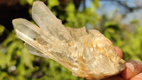 Natural Small Clear Quartz Clusters  x 12 From Madagascar