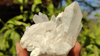 Natural Small Clear Quartz Clusters  x 12 From Madagascar