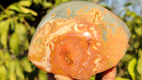 Polished Polychrome Jasper Domed Pieces  x 3 From Madagascar