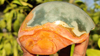 Polished Polychrome Jasper Domed Pieces  x 3 From Madagascar