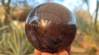 Polished Red Pyrope Garnet Spheres  x 4 From Madagascar