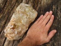 Natural Golden Limonite Quartz Clusters  x 2 From Zambia - TopRock