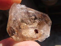 Natural Clear Bright Amethyst & Smokey Brandberg Quartz Crystals x 20 From Brandberg, Namibia