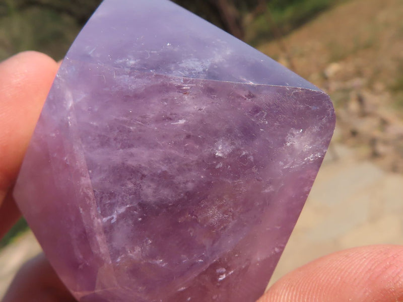 Natural Raw Amethyst Crystal Point