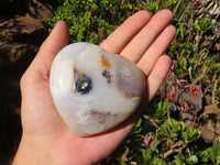 Polished Stunning Agate Hearts x 4 From Madagascar