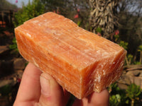 Natural New Sunset Orange Calcite Specimens  x 12 From Spitzkop, Namibia