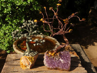 Polished Lovely Hand Crafted Mixed Gemstone Trees  x 2 From Southern Africa - TopRock