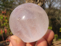 Polished  Clear Quartz Crystal Balls  x 6 From Madagascar